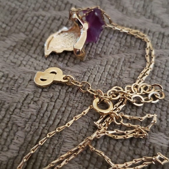 Dior 70s Lucite floral flower necklace - Picture 5 of 8